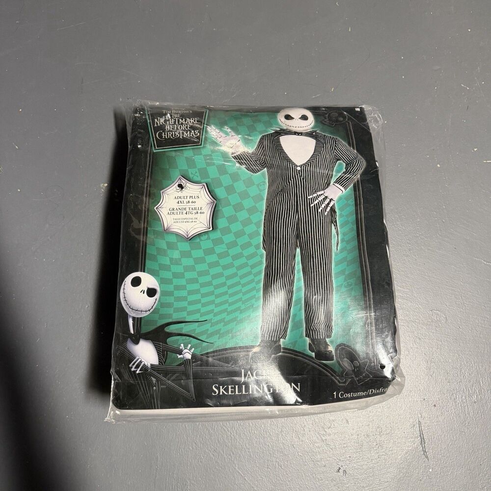 Jack Skellington 4XL Costume Nightmare Before Christmas
